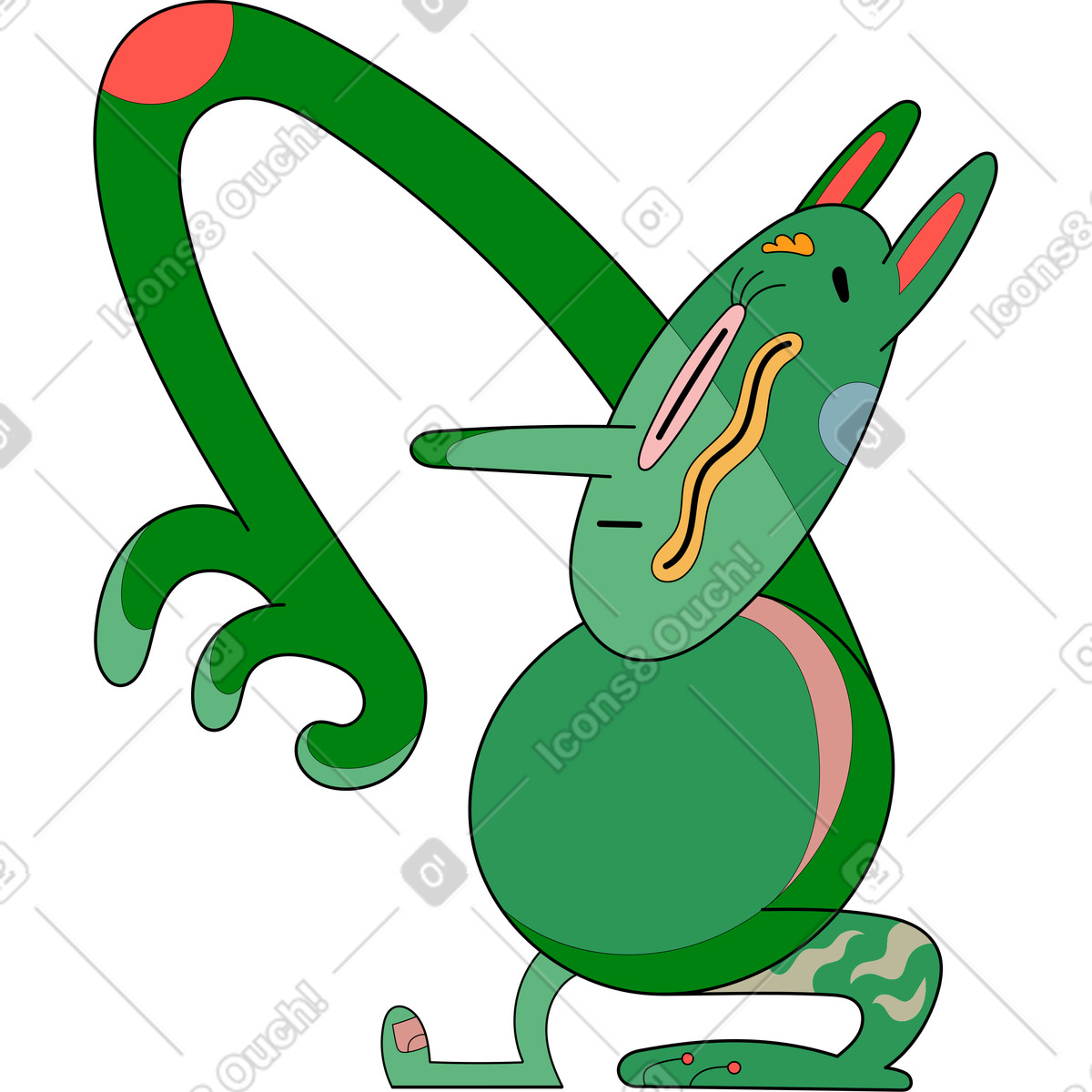 Иллюстрация Существо в PNG и SVG