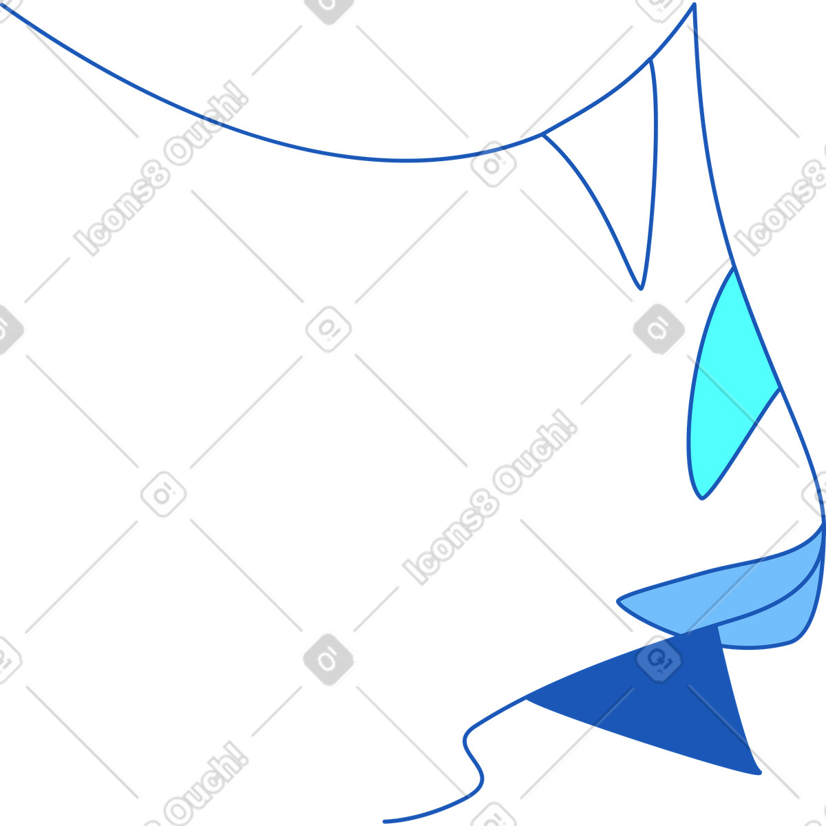 Ilustración Decoración navideña en estilo Storyline a descargar en PNG y SVG