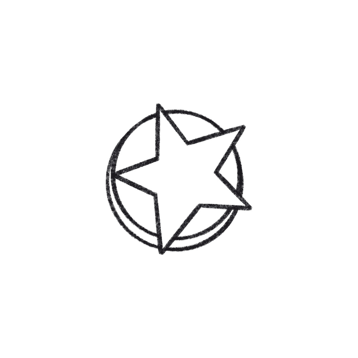 Ilustração de Coin with star em no estilo Bonbon Line para baixar em PNG, SVG