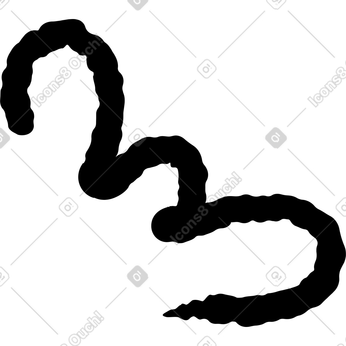 下载 Black Chalk 风格的 Cloud shape silhouette outline form 插画，支持 PNG、SVG 格式