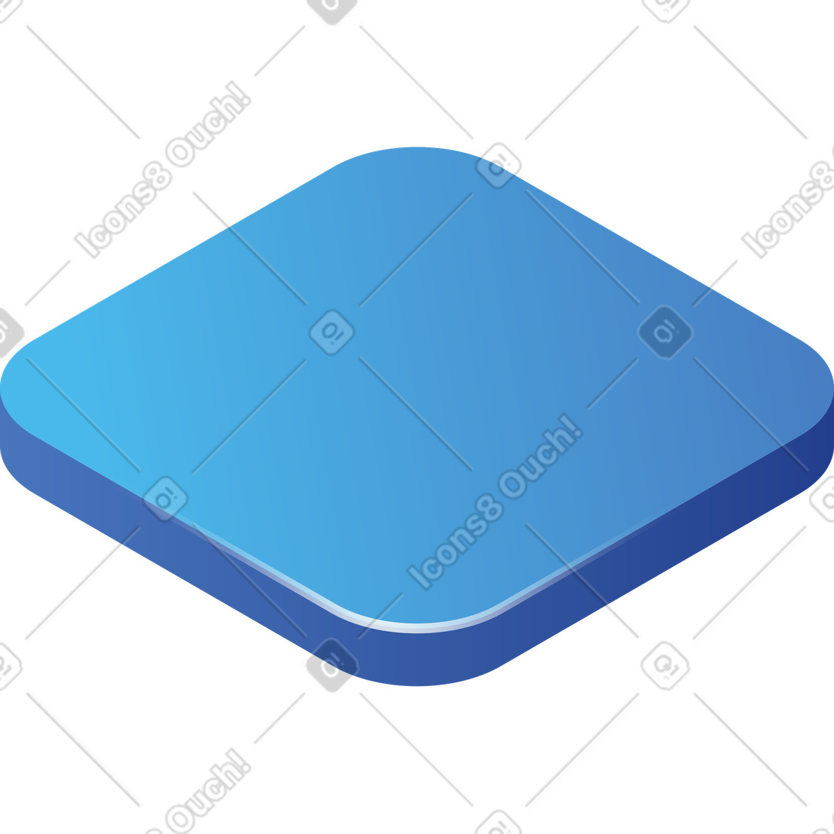 Square frame illustration in Quantum style download in PNG, SVG