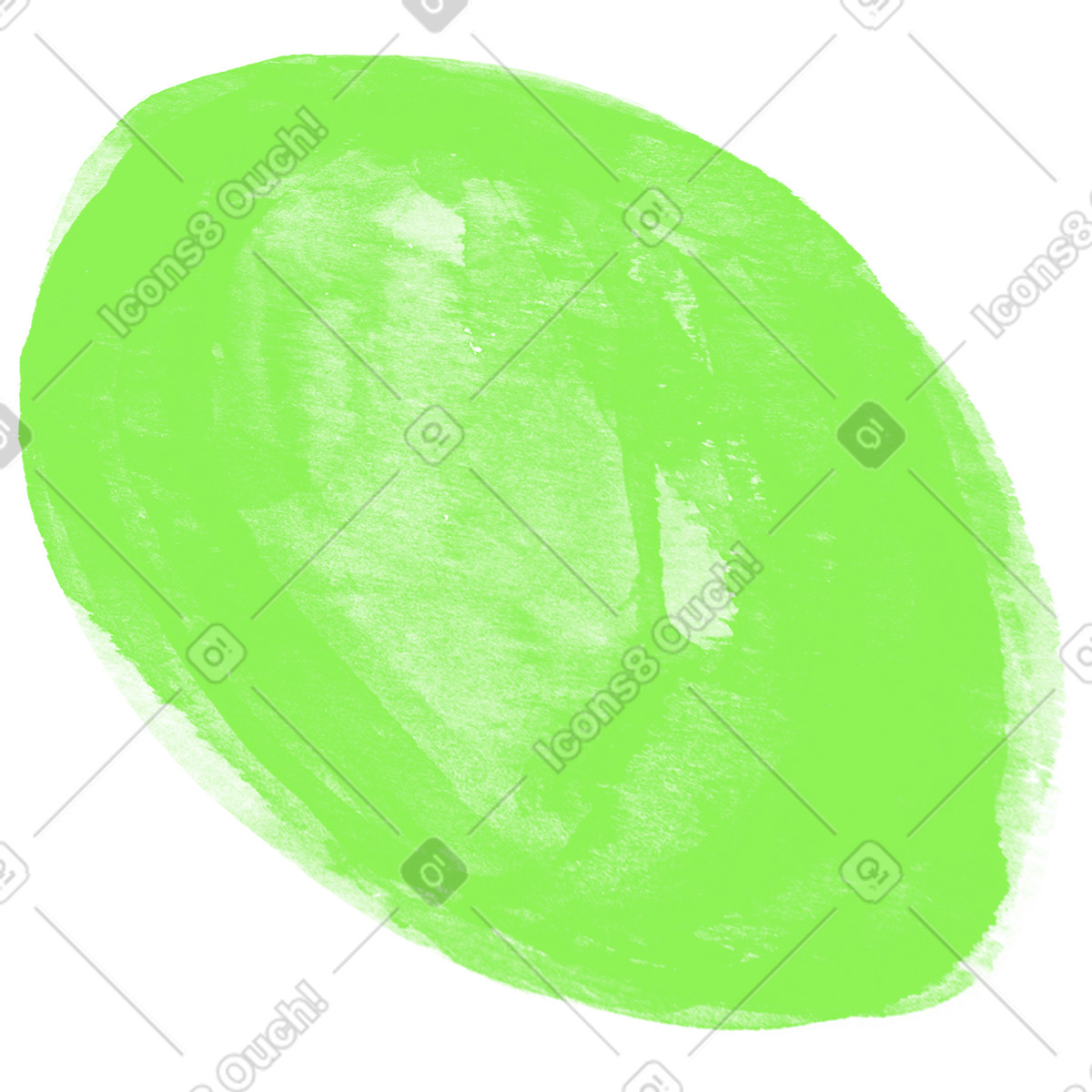Illustration Green watercolor circle dans le style Inky à télécharger aux formats PNG, SVG