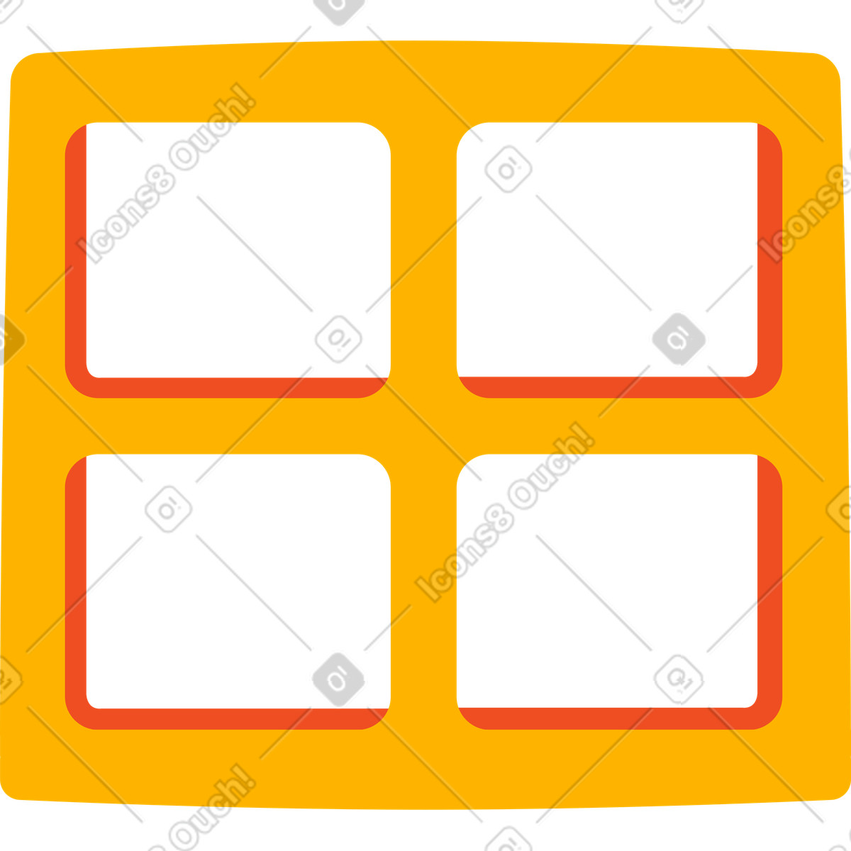 Shelf illustration in Flame style download in PNG, SVG