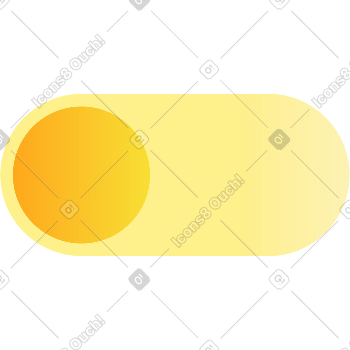 Colors スタイルの 黄色のボタン のイラストをPNG、SVG形式でダウンロード