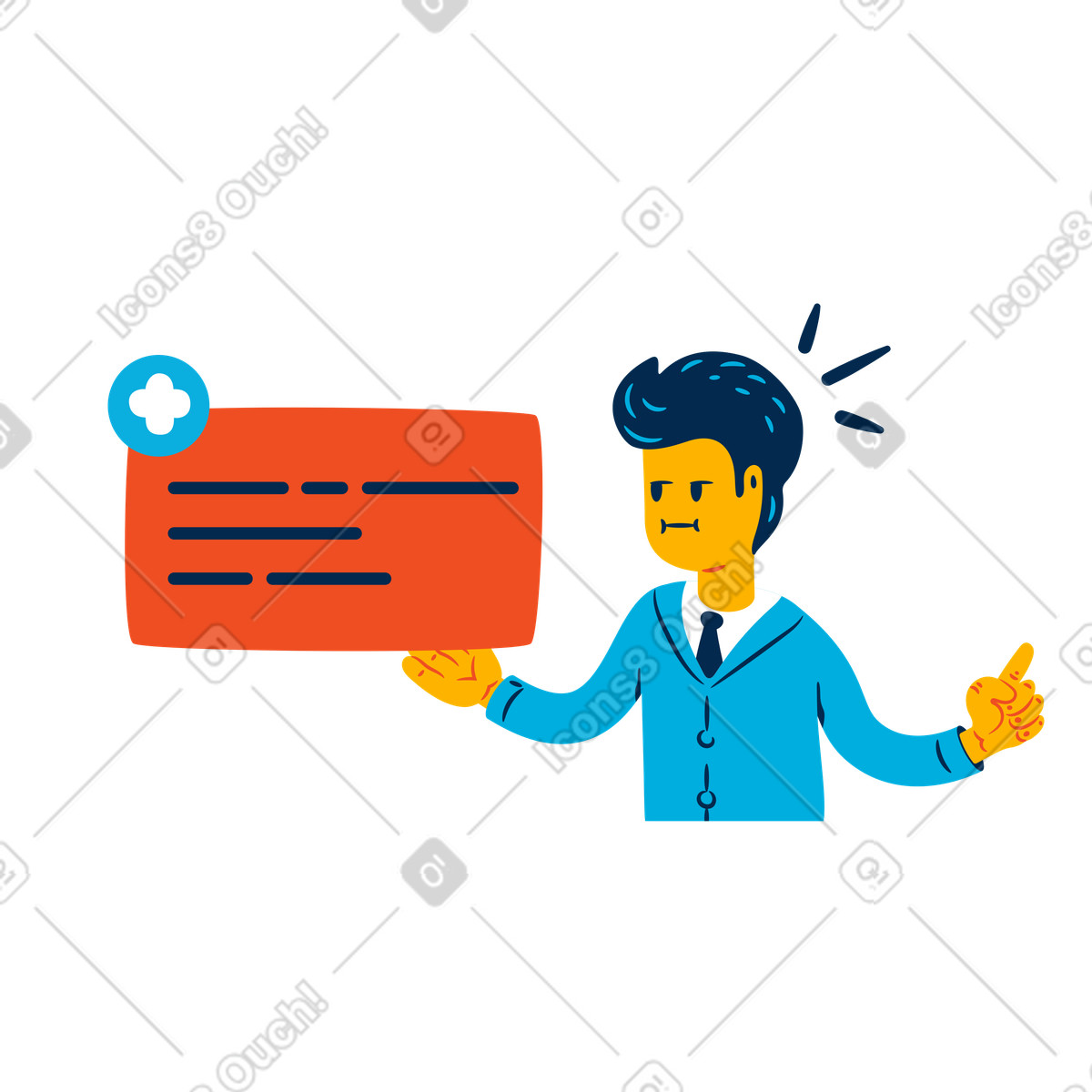 Aggiungi contenuto illustrazione in stile Flame scarica in PNG, SVG