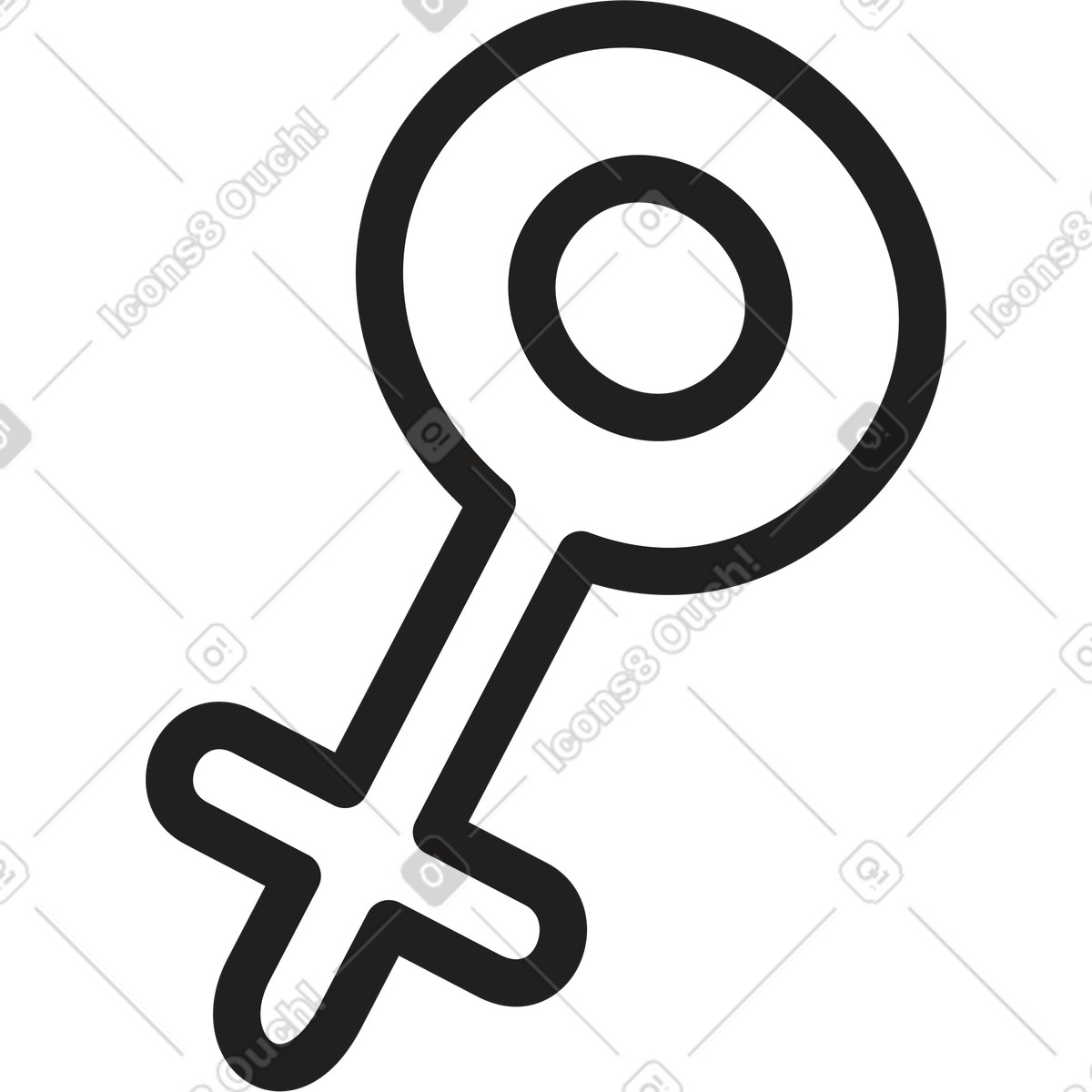 Illustration Signe féminin dans le style Little à télécharger aux formats PNG, SVG