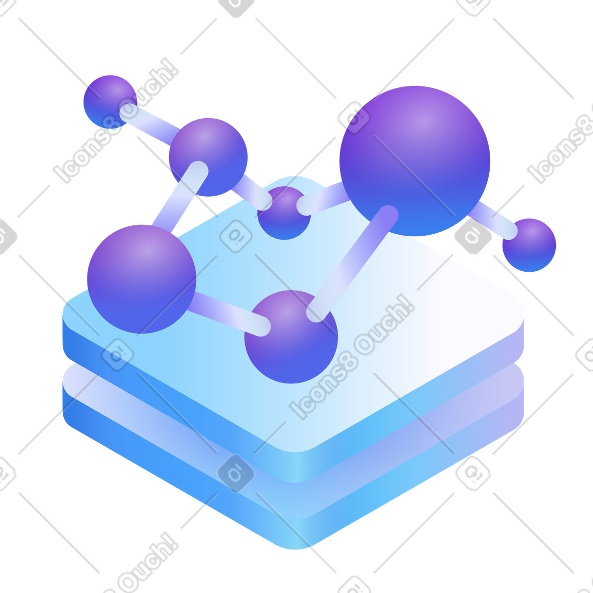 Network illustration in PNG, SVG, GIF formats