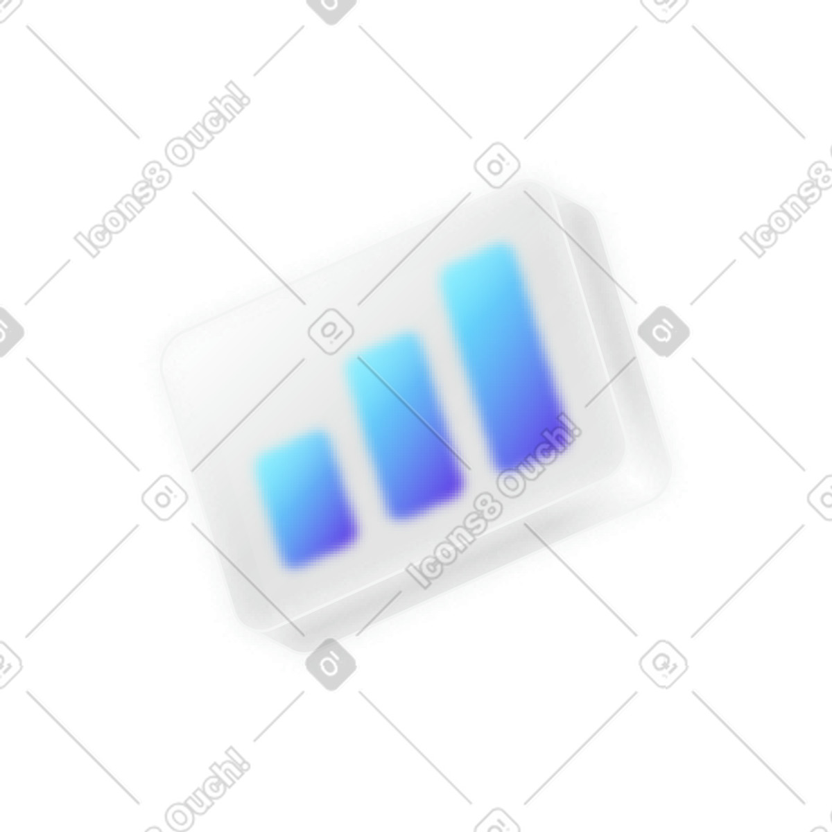Charts on transparent plate illustration in Burst style download in PNG, SVG