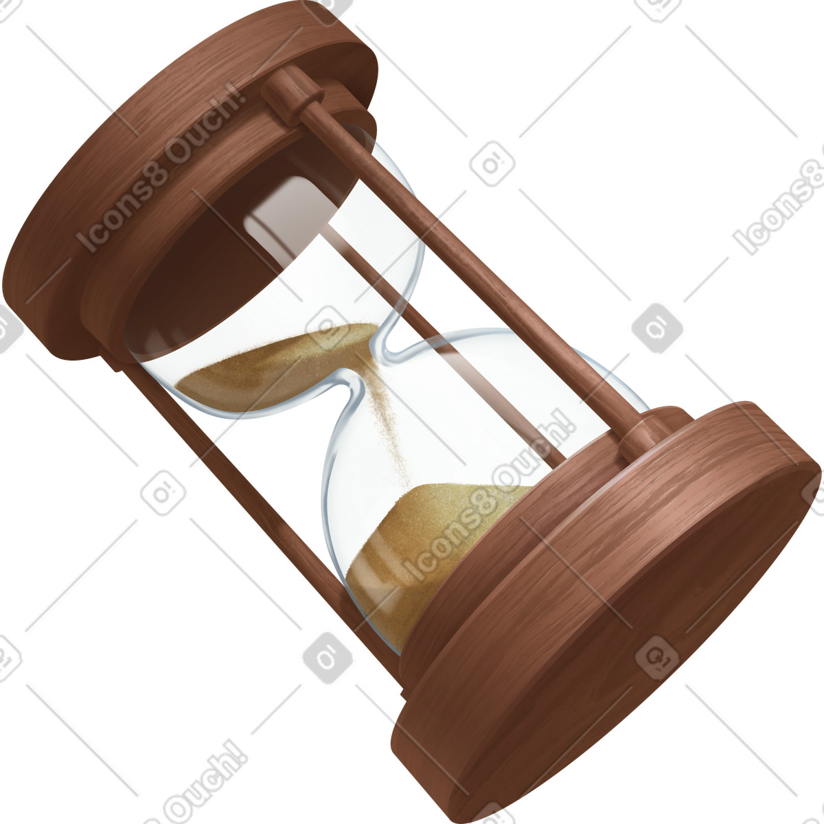 Ilustração de Hourglass em no estilo Props para baixar em PNG, SVG
