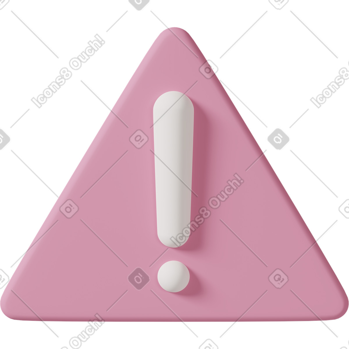 Ilustração de Alarm sign em no estilo 3D Casual life para baixar em PNG, SVG