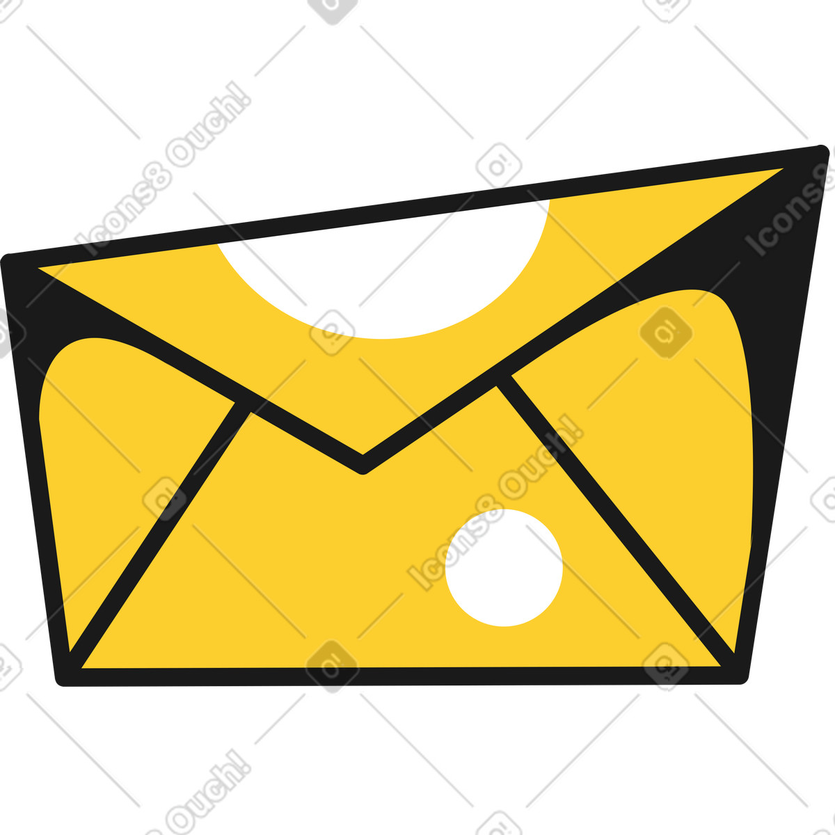 Illustration animée Courrier postal dans le style Taxi à télécharger aux formats GIF, Lottie (JSON), AE