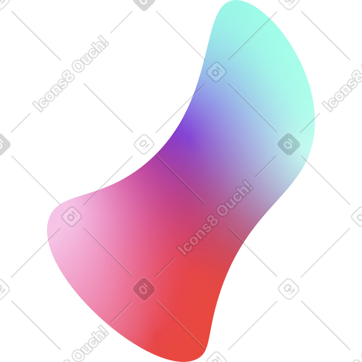 Ilustración Colored soft spot en estilo Forms a descargar en PNG y SVG