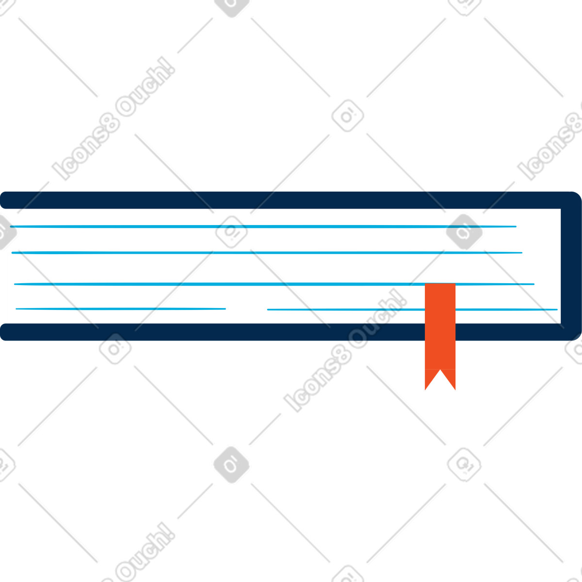 Book illustration in Flame style download in PNG, SVG