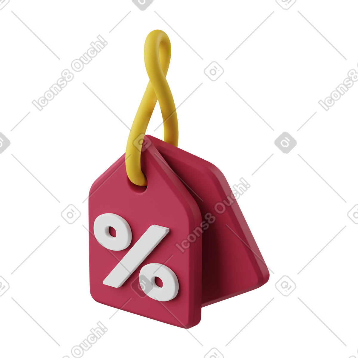Discount label illustration in PNG, SVG