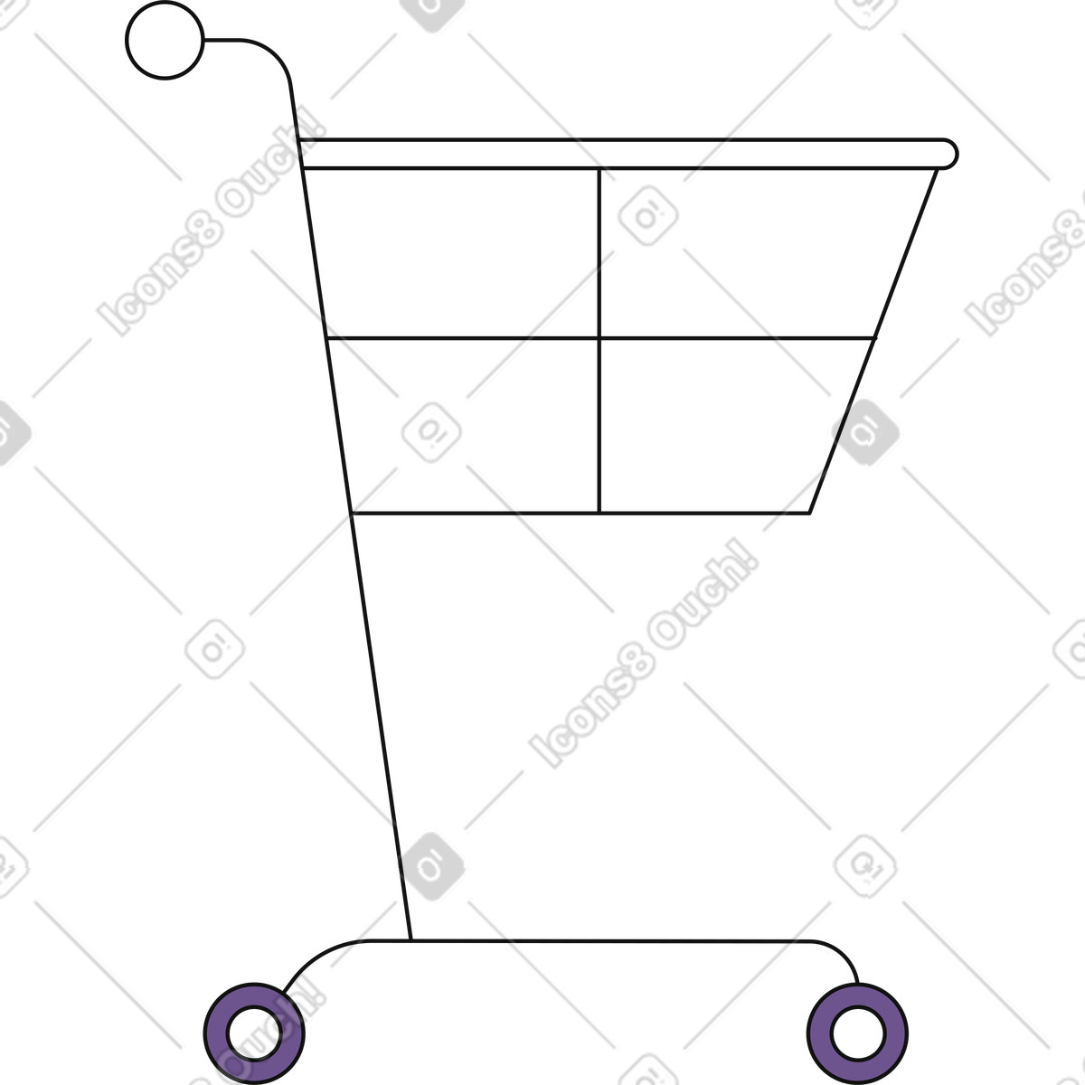Illustration Panier dans le style Bloom à télécharger aux formats PNG, SVG