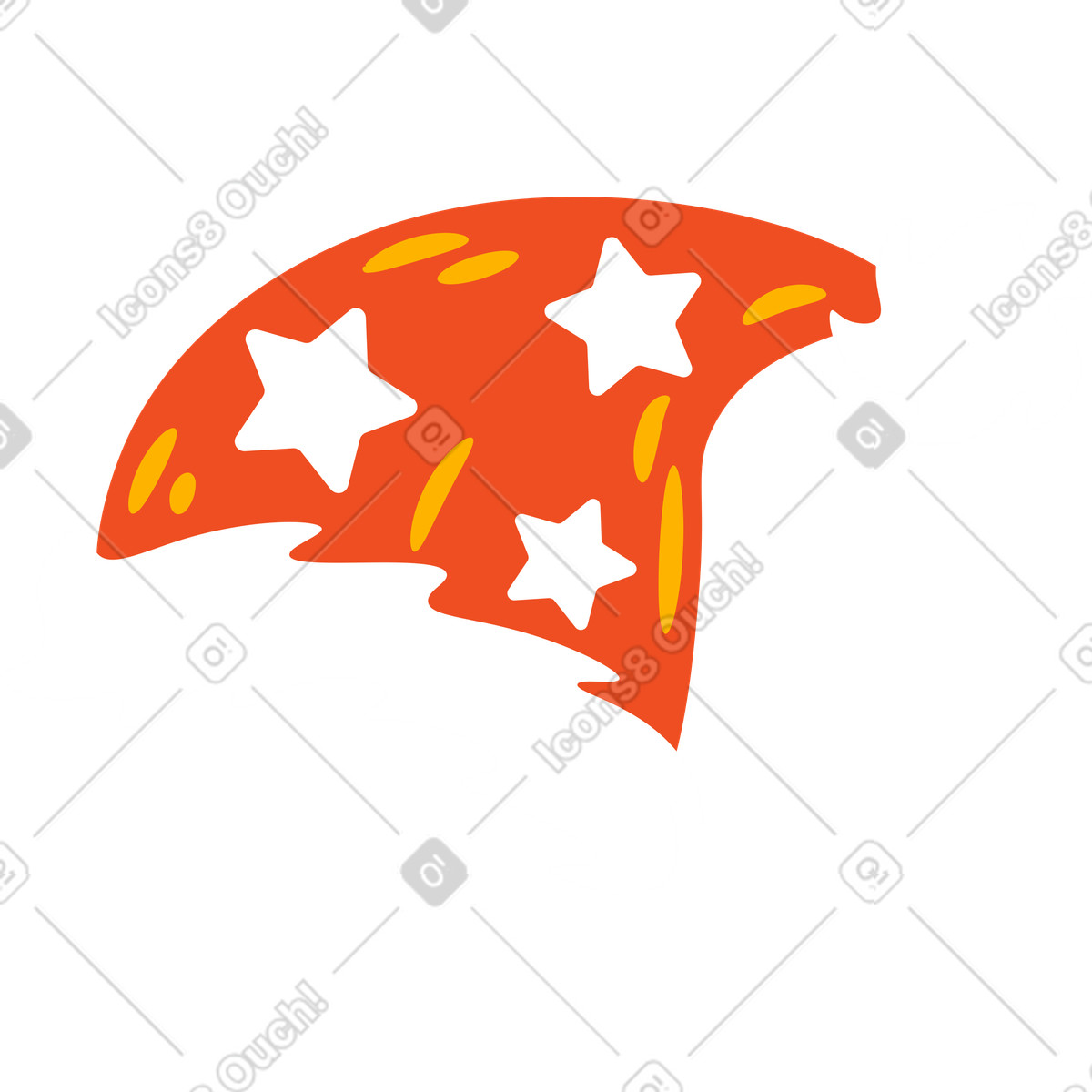 Weihnachtsmütze-Illustration im Flame-Stil als Download in PNG, SVG