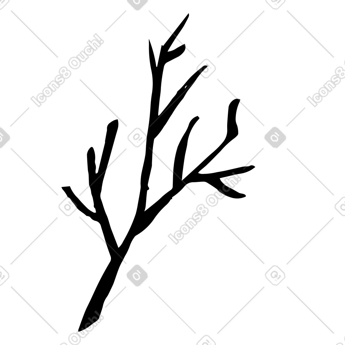 Illustration Arbre dans le style Scandi à télécharger aux formats PNG, SVG