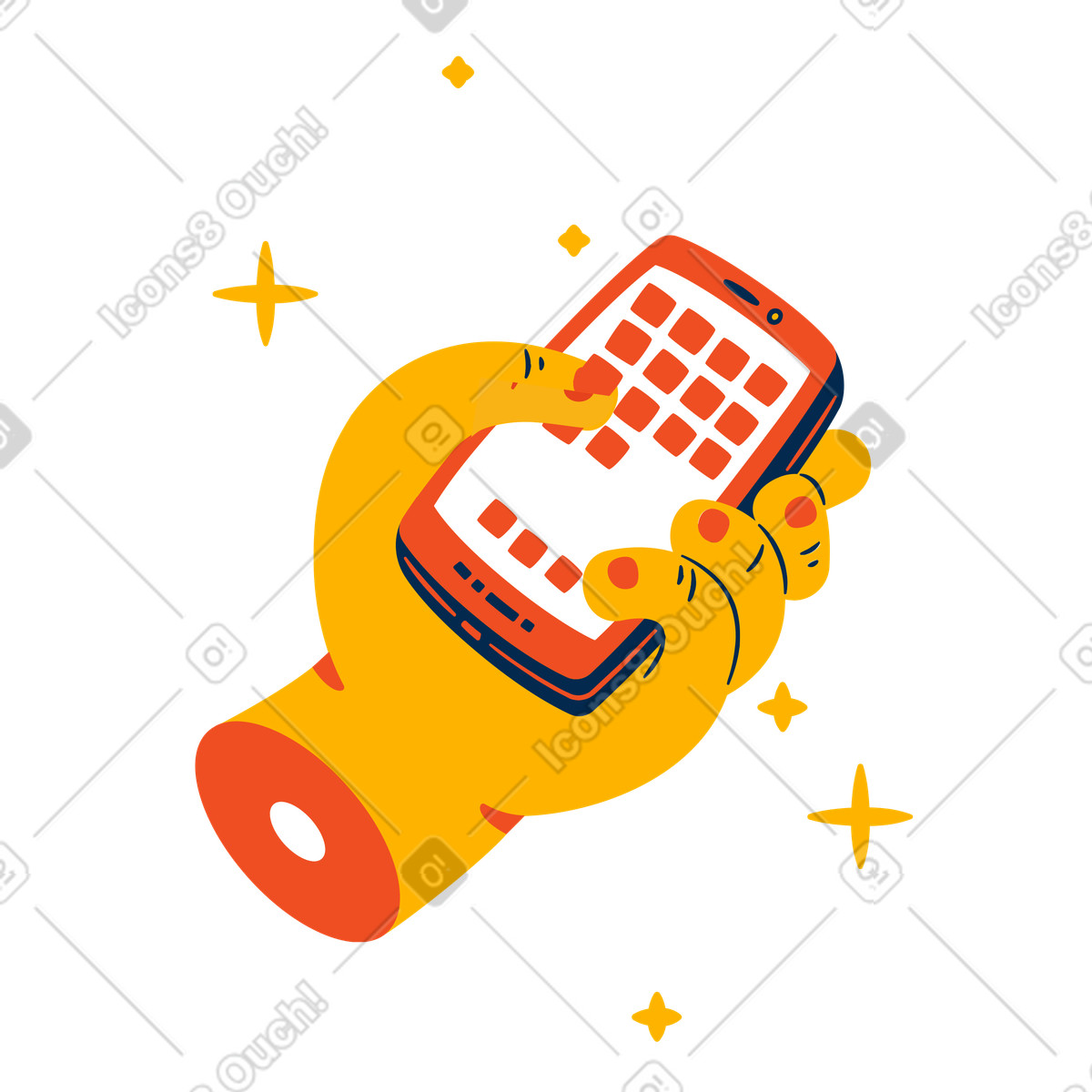 Illustration Paramètres de l'icône ios 14 dans le style Flame à télécharger aux formats PNG, SVG
