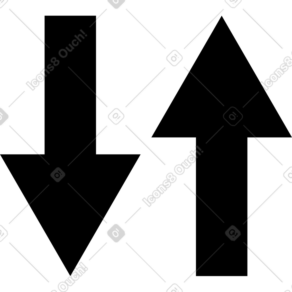 Arrows-Illustration im Knotty-Stil als Download in PNG, SVG