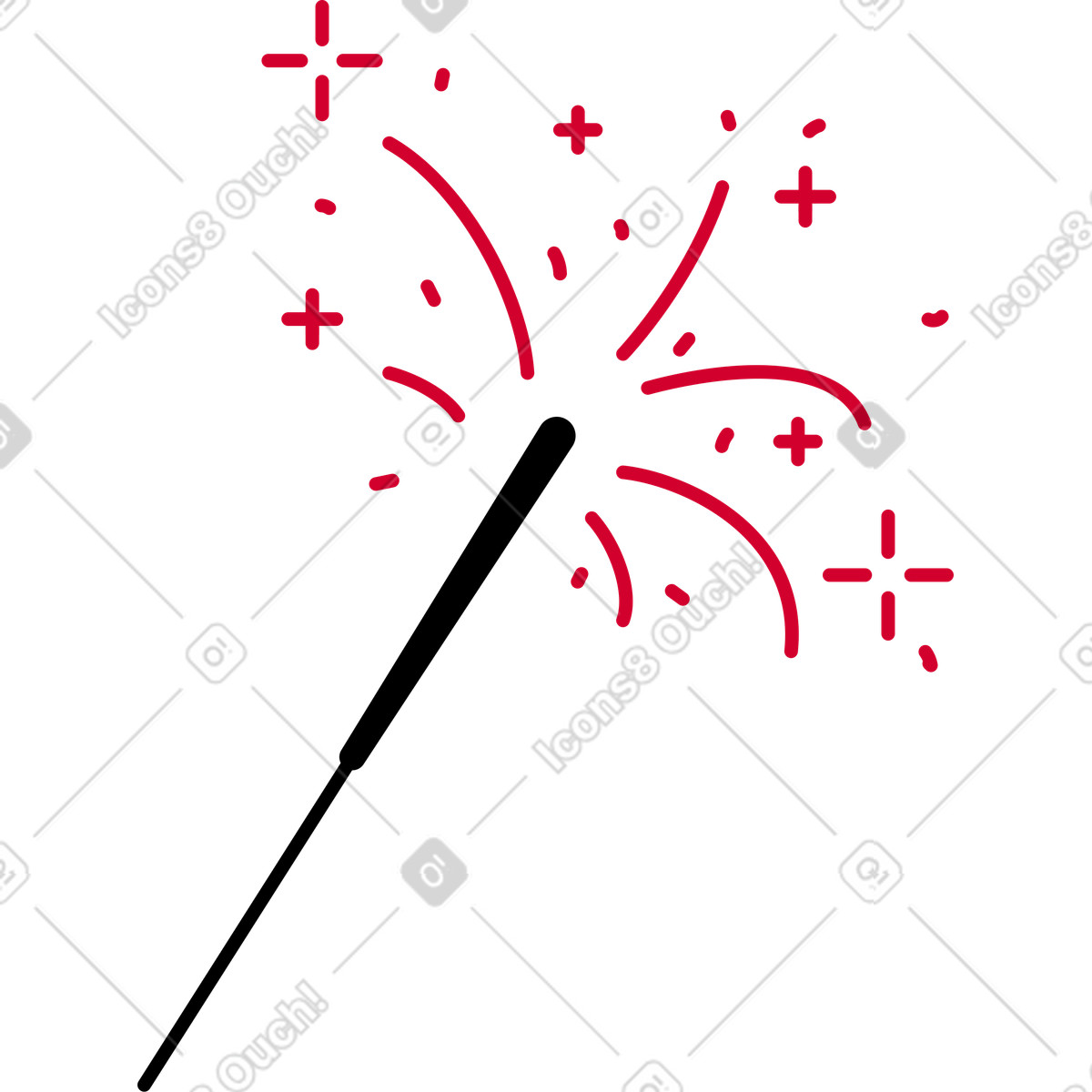 Ilustración Bengala en estilo Ruby a descargar en PNG y SVG