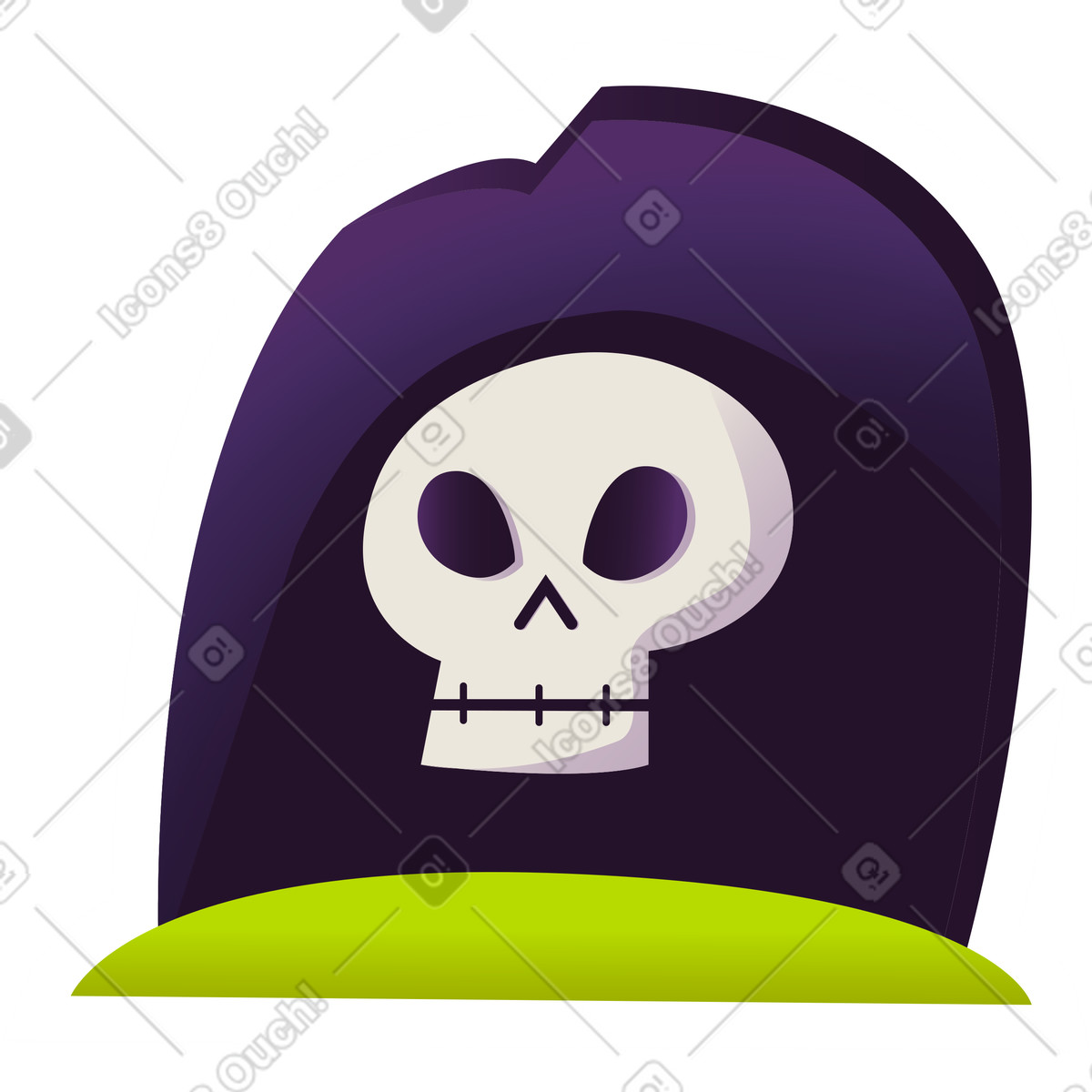 Ilustração de Adesivo de tumba em PNG e SVG