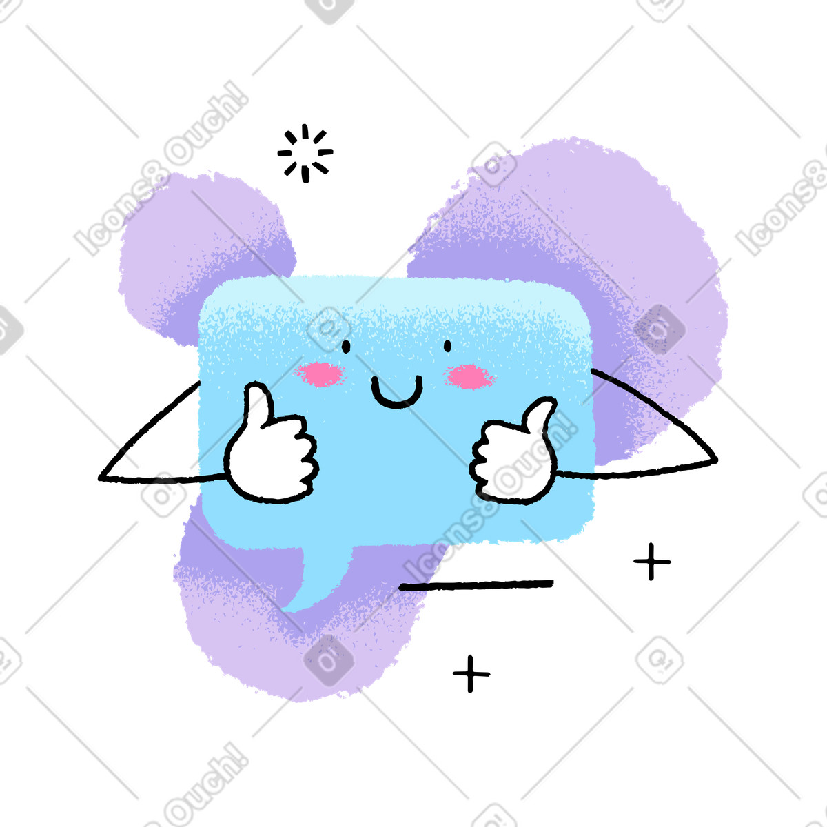 Message sent illustration in PNG, SVG