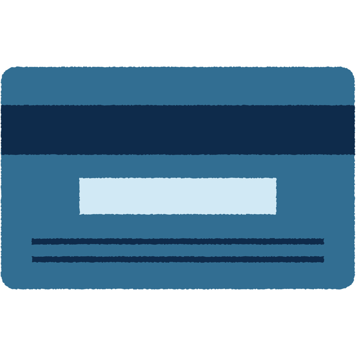 Credit card back-Illustration im Cherry-Stil als Download in PNG, SVG