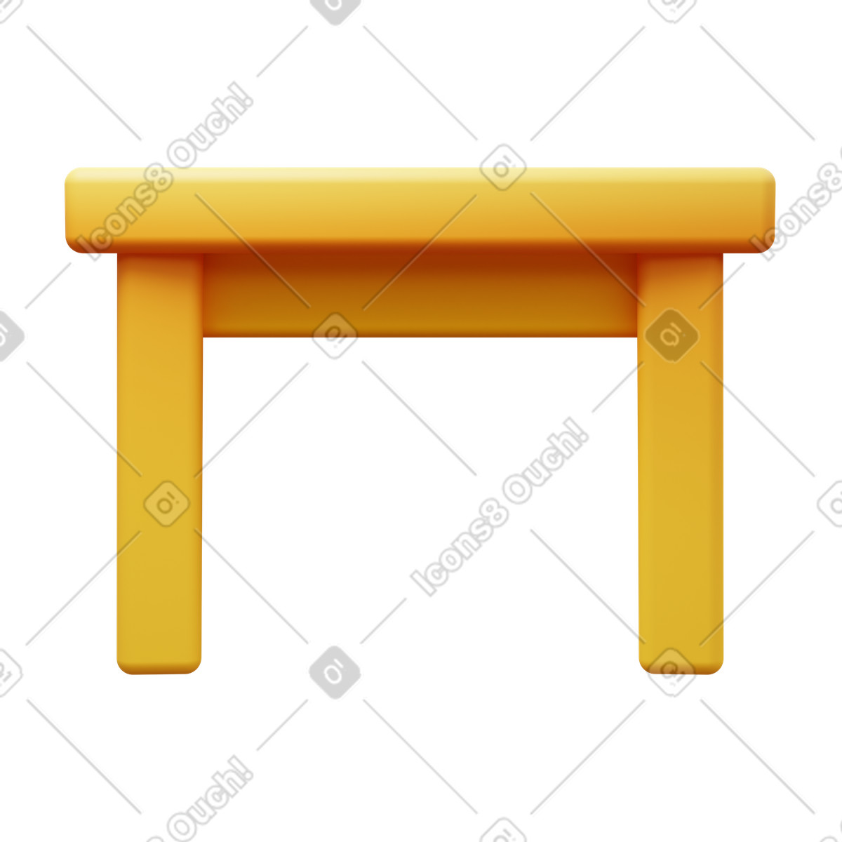Ilustración Table en estilo 3D Fluency a descargar en PNG y SVG