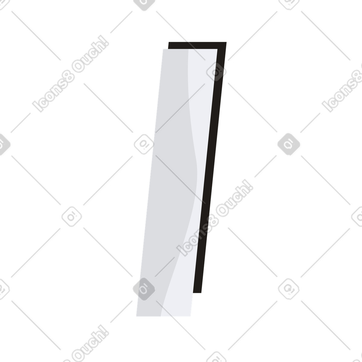 Ilustración animada Gráfico grande en estilo Jaconda a descargar en GIF, Lottie (JSON), AE