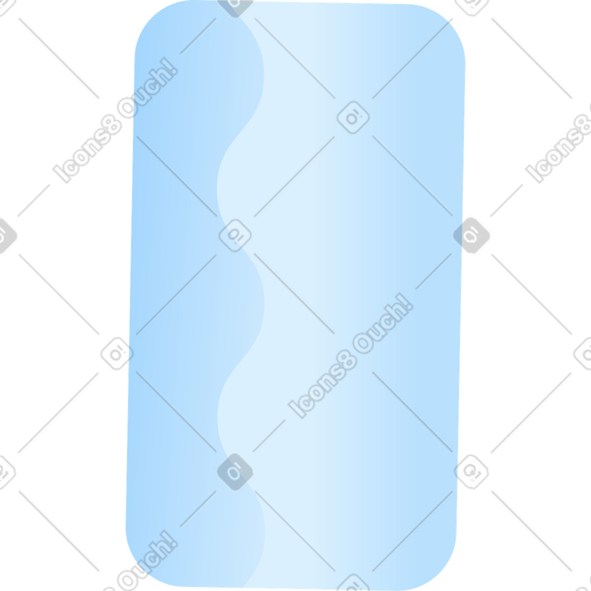 Illustration Interface smartphone dans le style Concept à télécharger aux formats PNG, SVG