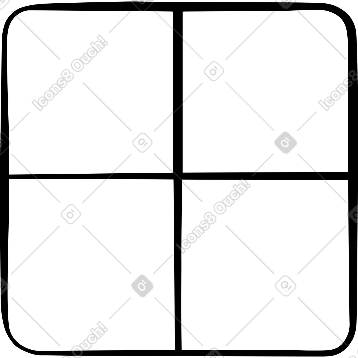 Table illustration in Journal style download in PNG, SVG