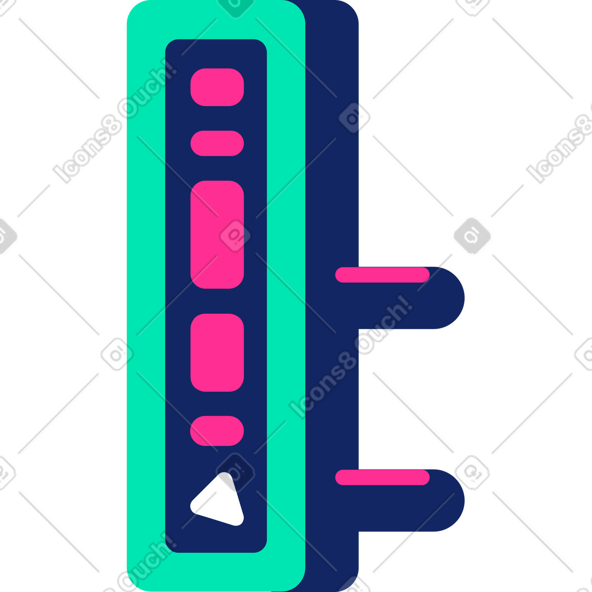 Ilustração de Quadro indicador em no estilo Cyborg para baixar em PNG, SVG