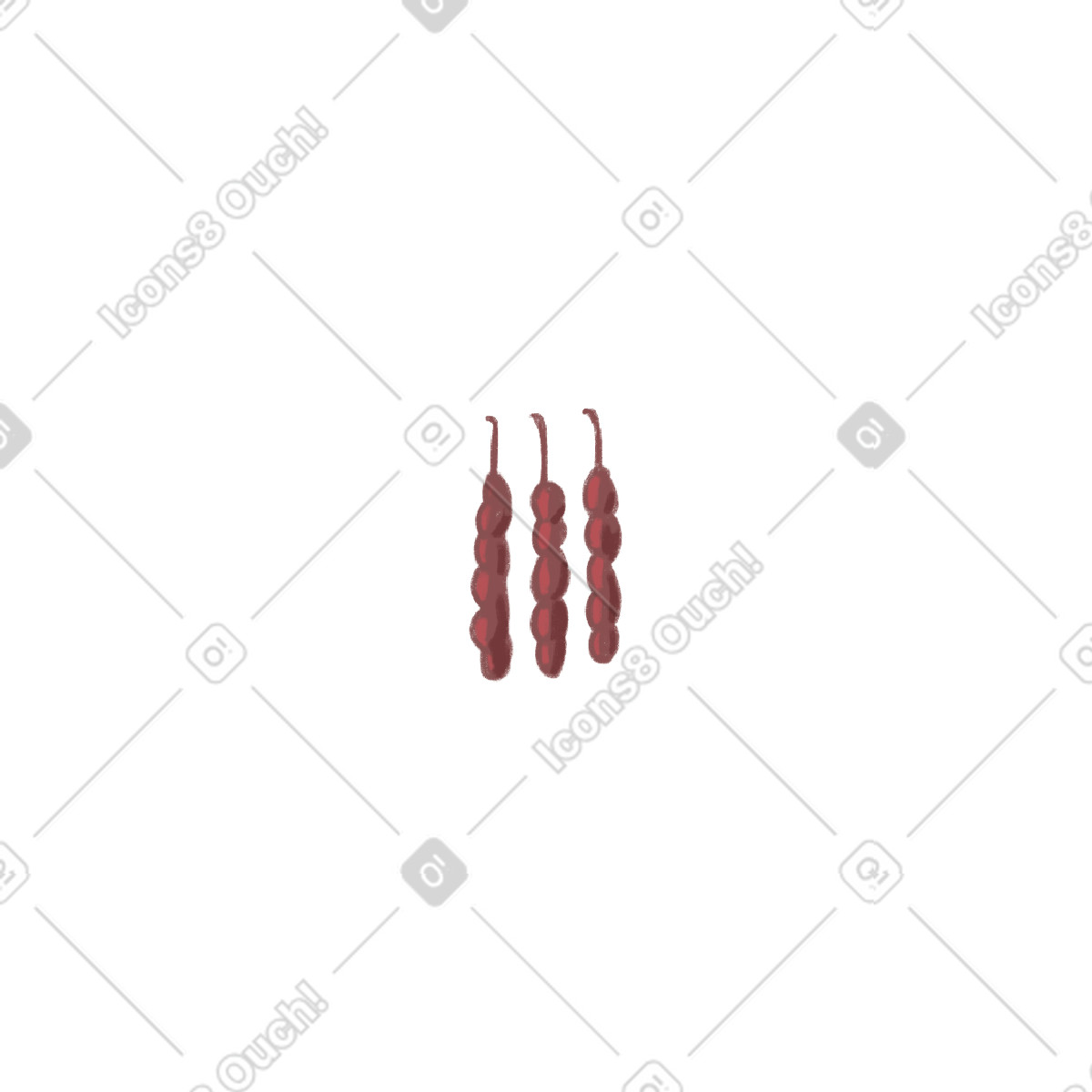 Ilustração de Red juchels em no estilo Atomic para baixar em PNG, SVG