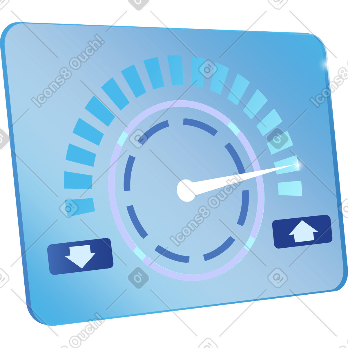 Ilustración Panel de rendimiento en estilo Quantum a descargar en PNG y SVG