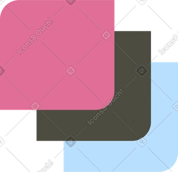 Trois formes PNG, SVG