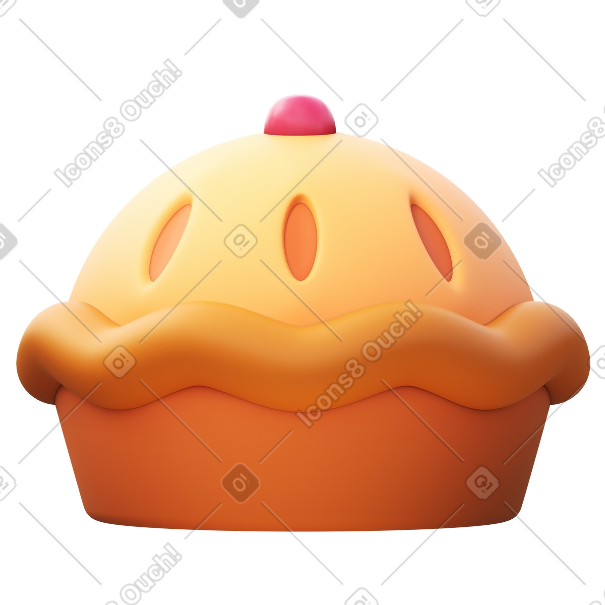 Иллюстрация Pie в стиле 3D Fluency — скачать в форматах PNG, SVG