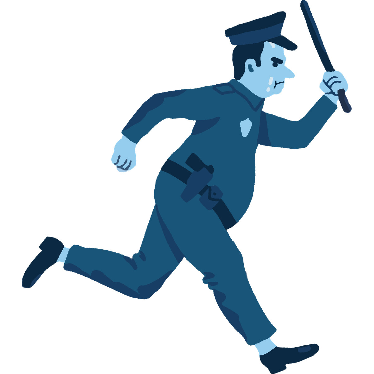 Policeman-Illustration im Cherry-Stil als Download in PNG, SVG