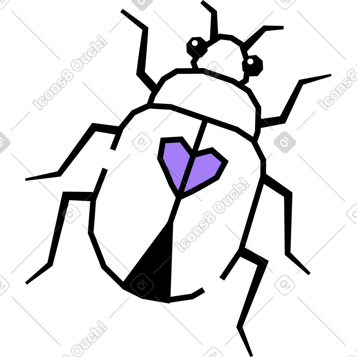 Ilustração de Erro em no estilo Amethyst para baixar em PNG, SVG