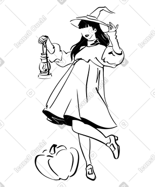 Line Style Vector Illustrations in PNG and SVG