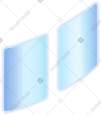 蓝色飞行面板 PNG, SVG