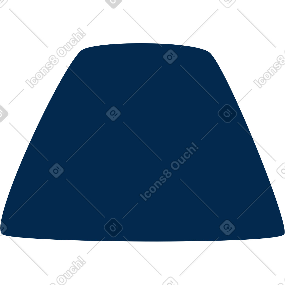 Trapezio illustrazione in stile Flame scarica in PNG, SVG