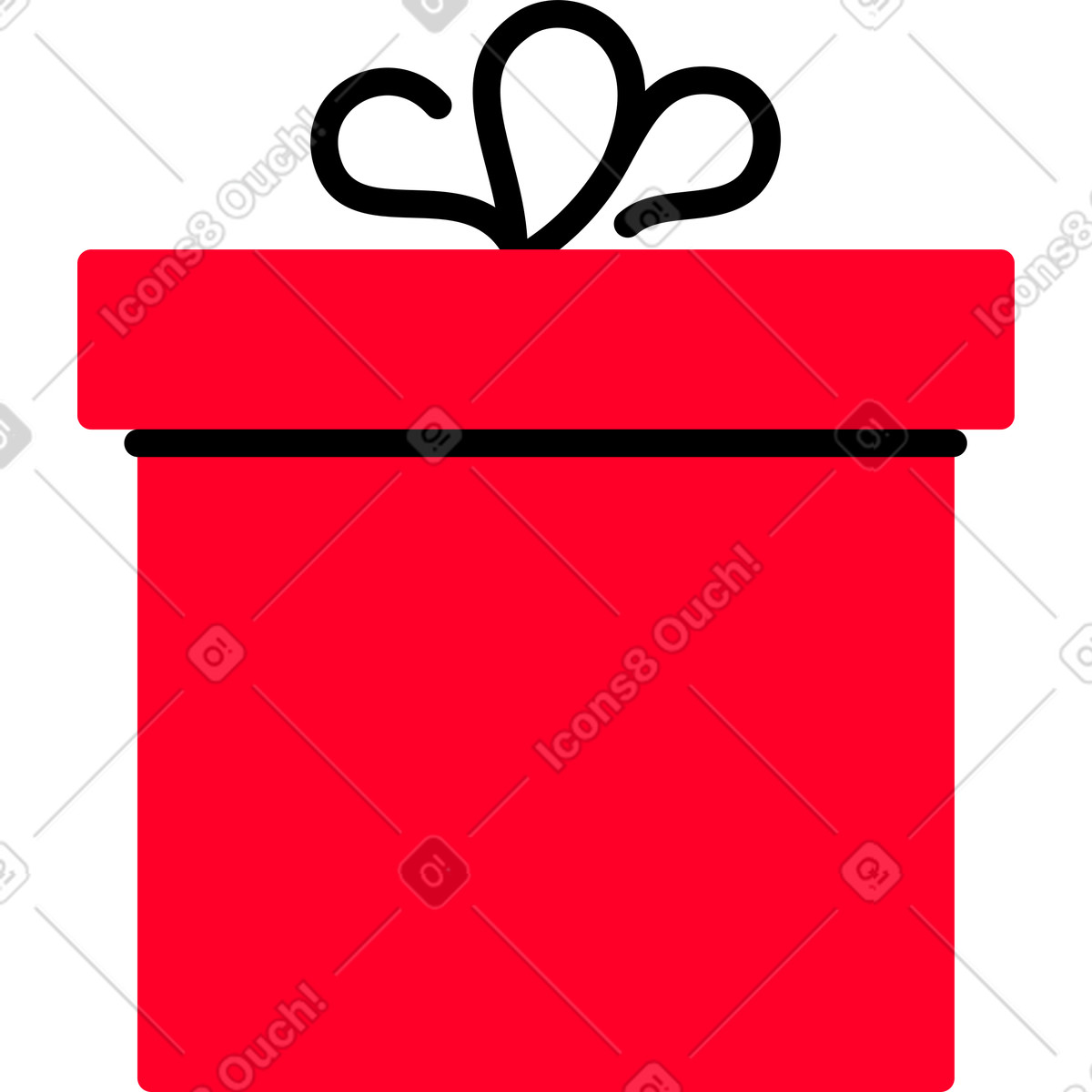 Presente illustrazione in stile Transistor scarica in PNG, SVG