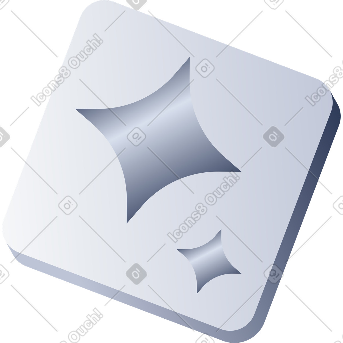 Ai icon illustration in PNG, SVG