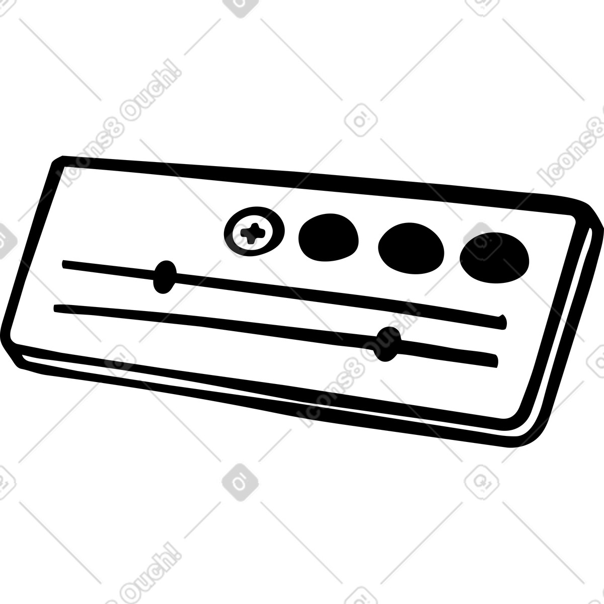 Einstellungsfeld-Illustration im Line-Stil als Download in PNG, SVG