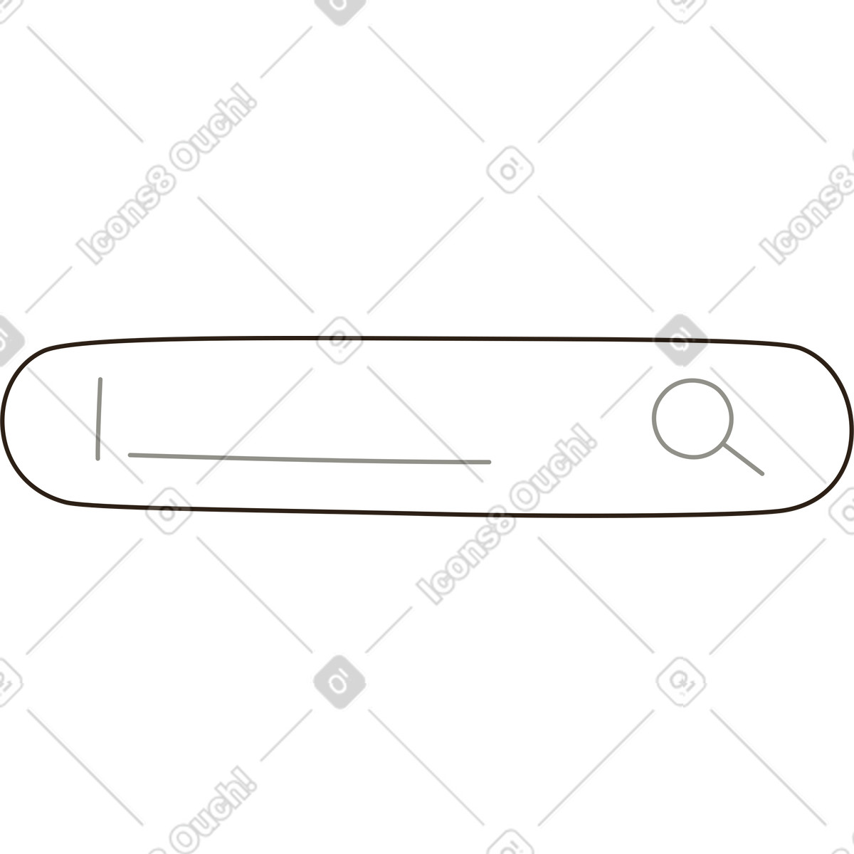 Plain 스타일의 검색 창 일러스트레이션 PNG, SVG 다운로드