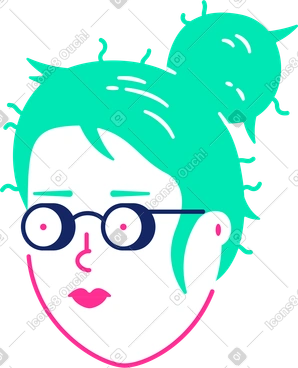 Head woman PNG, SVG