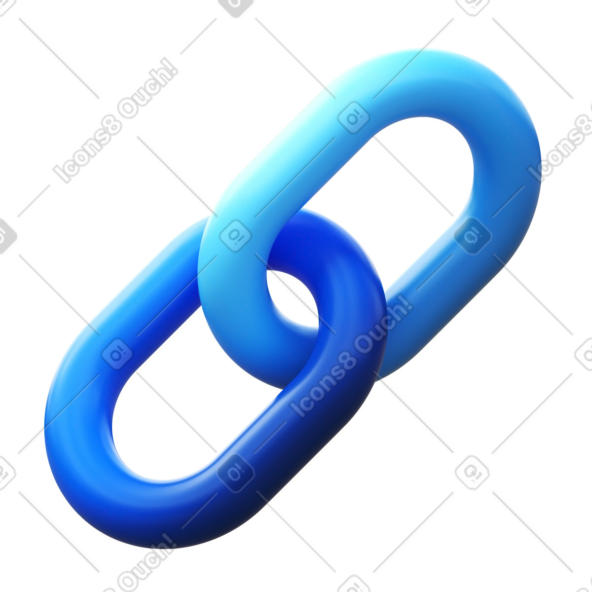 Ilustração de Link em no estilo 3D Fluency para baixar em PNG, SVG