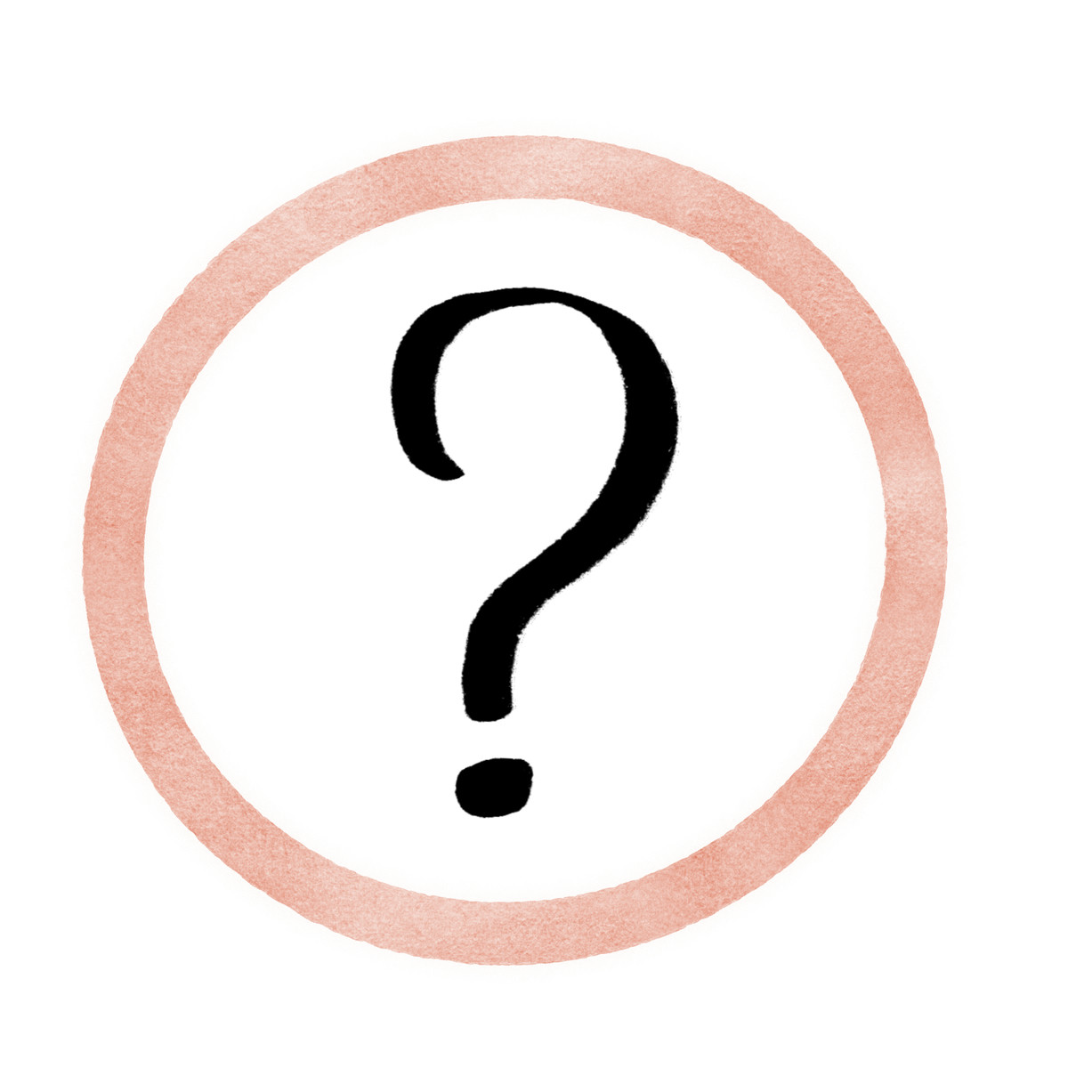 Иллюстрация Circle icon with question mark for help and information в стиле Hand-drawn animation — скачать в форматах PNG, SVG