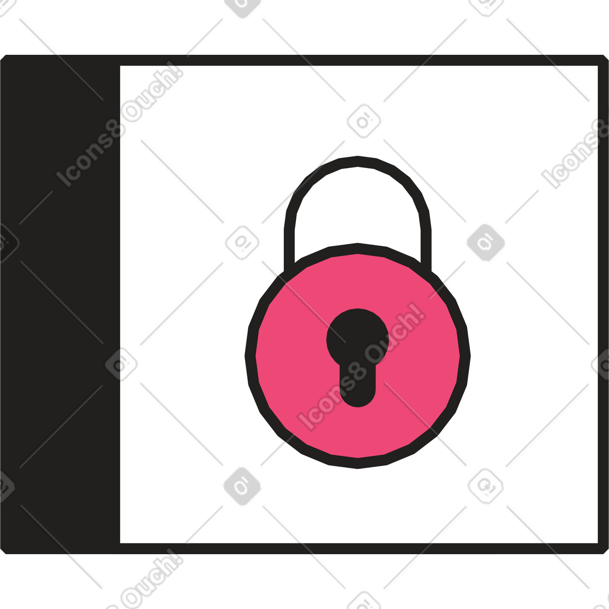 Ilustração de Trava em no estilo Dazzle Line para baixar em PNG, SVG