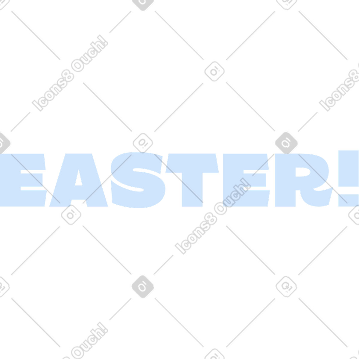 Text ostern-Illustration im Tiny-Stil als Download in PNG, SVG